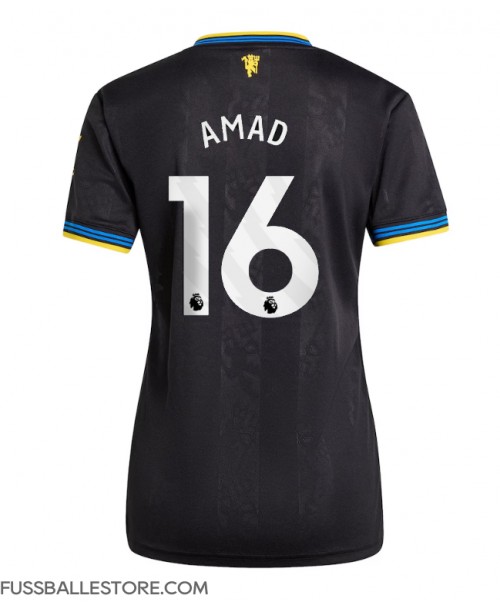 Günstige Manchester United Amad Diallo #16 3rd trikot Damen 2025-26 Kurzarm Günstige Manchester United Amad Diallo #16 3rd trikot Damen 2025-26 Kurzarm